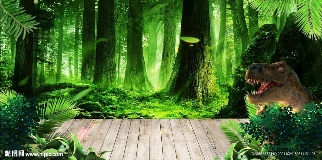 深林背景