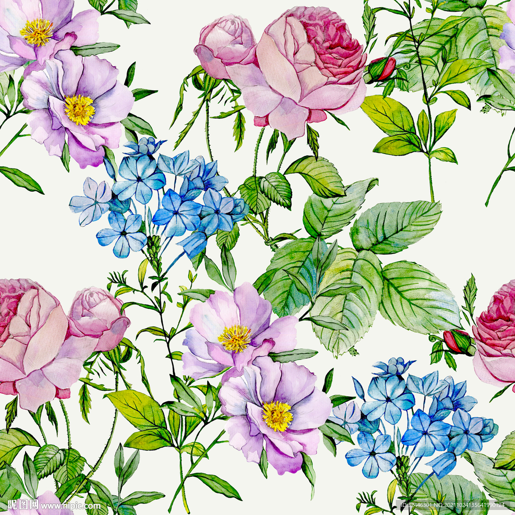 手绘花