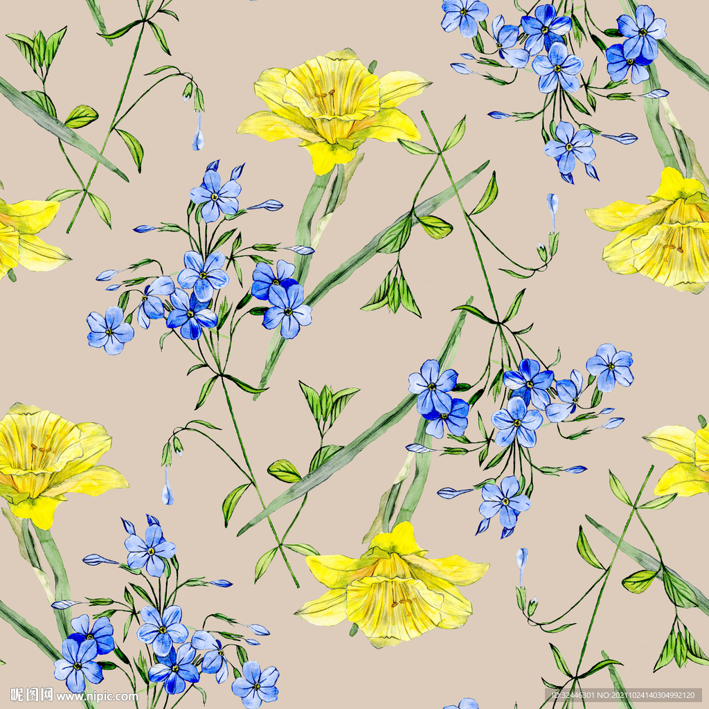 手绘花