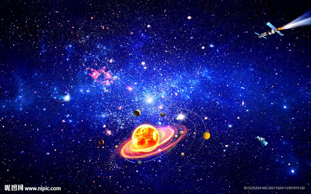 宇宙星空太阳系