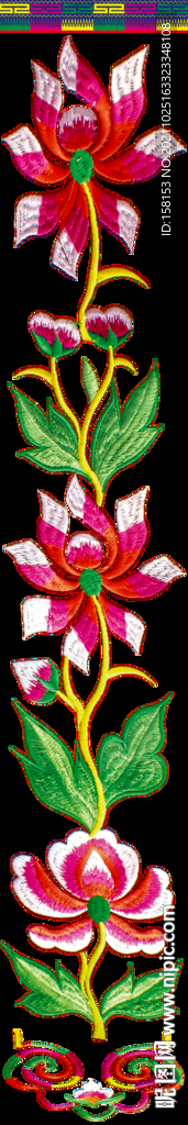 羌族绣花