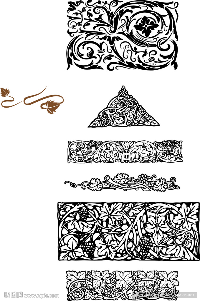 葡萄纹 横纹 花纹