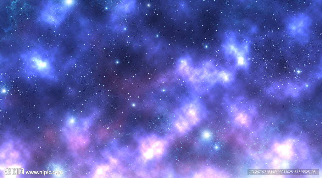 蓝色星空