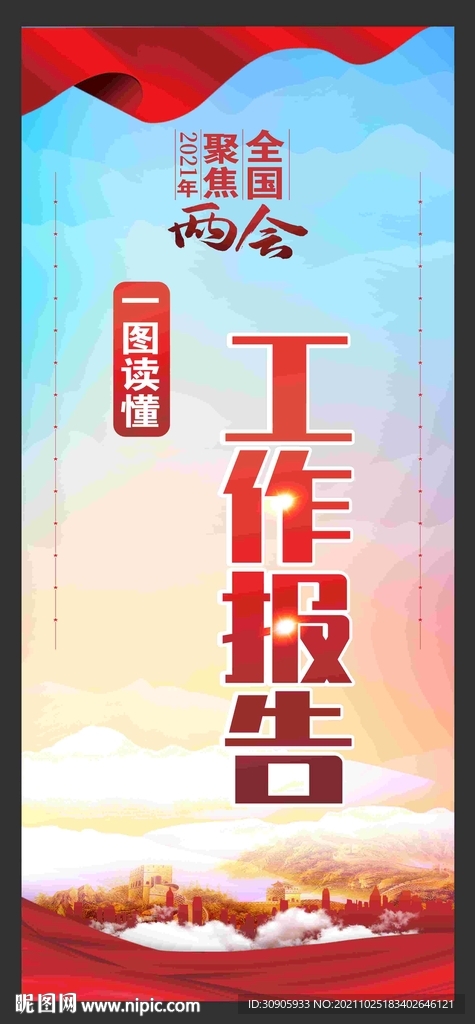 工作报告门型架