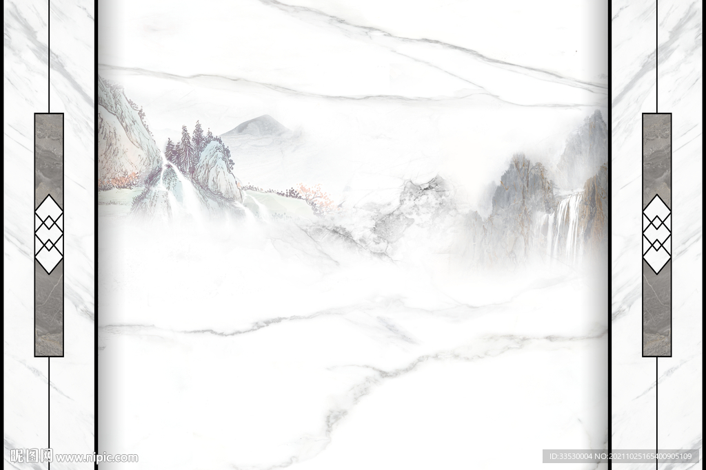 中式背景墙