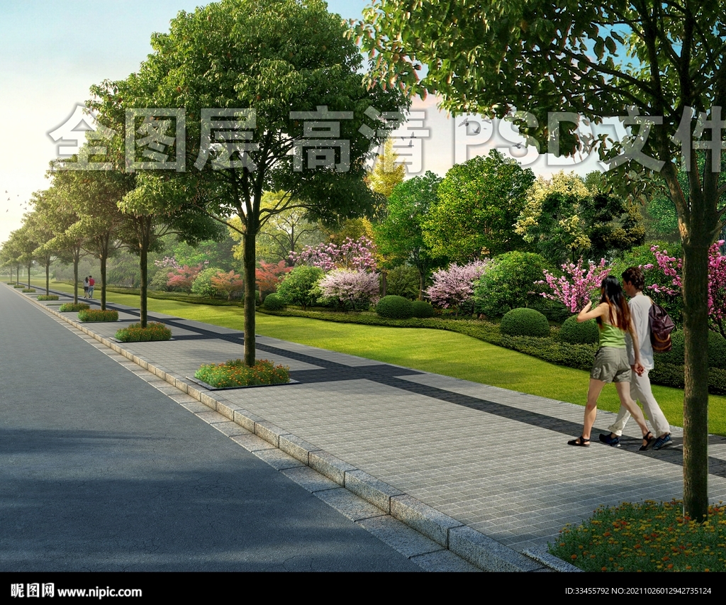 道路五重绿化