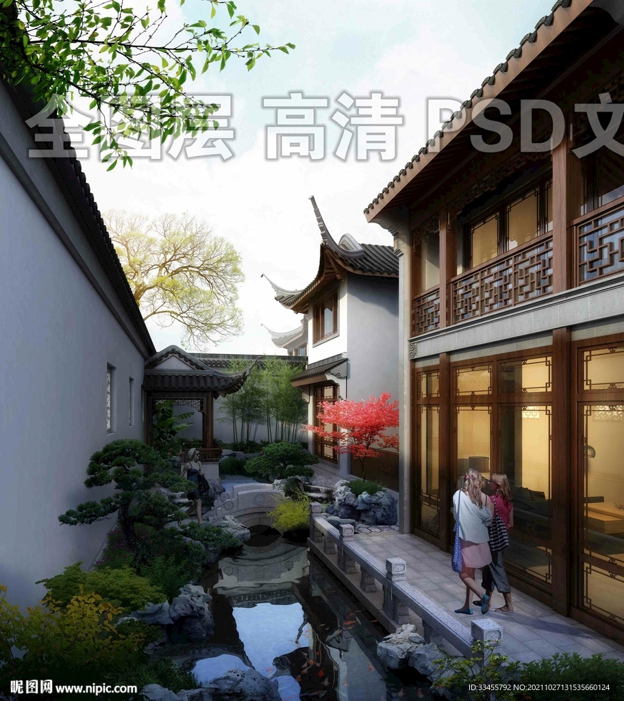 古建庭院园林