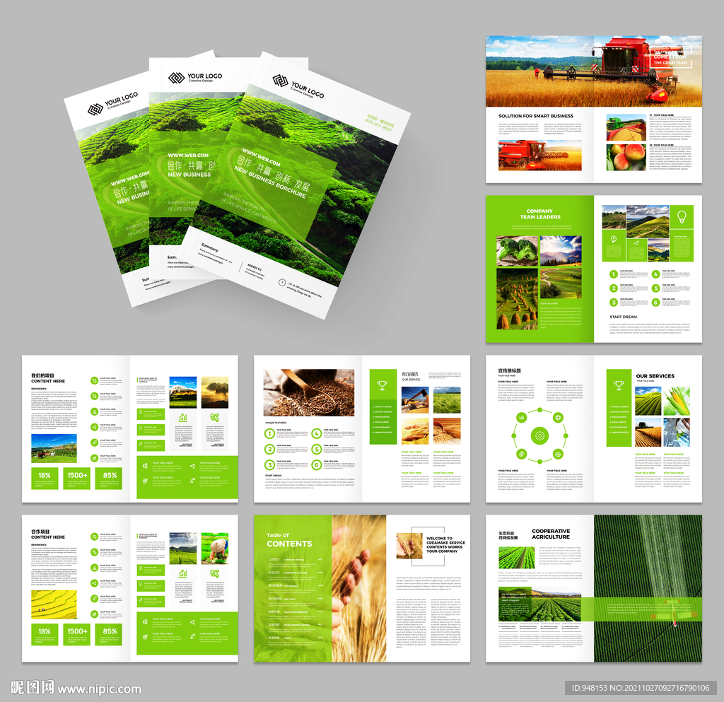 绿色农业宣传册