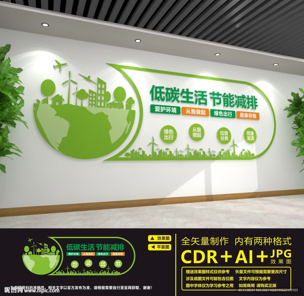 绿色环保文化墙