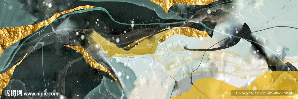 装饰画 晶瓷画 抽象画