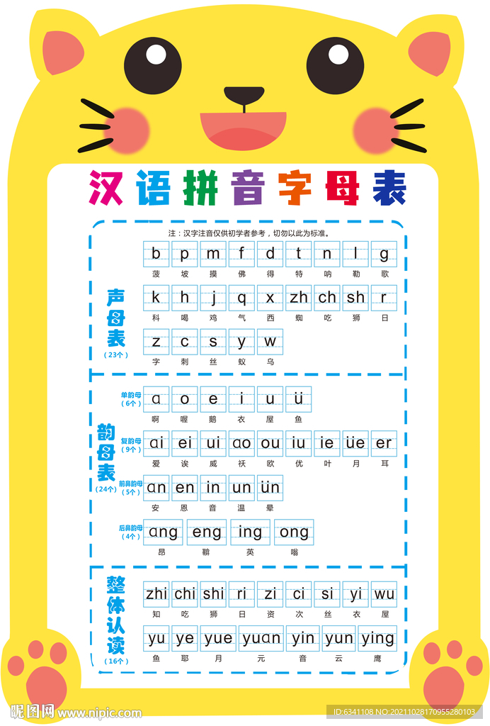 拼音字母表