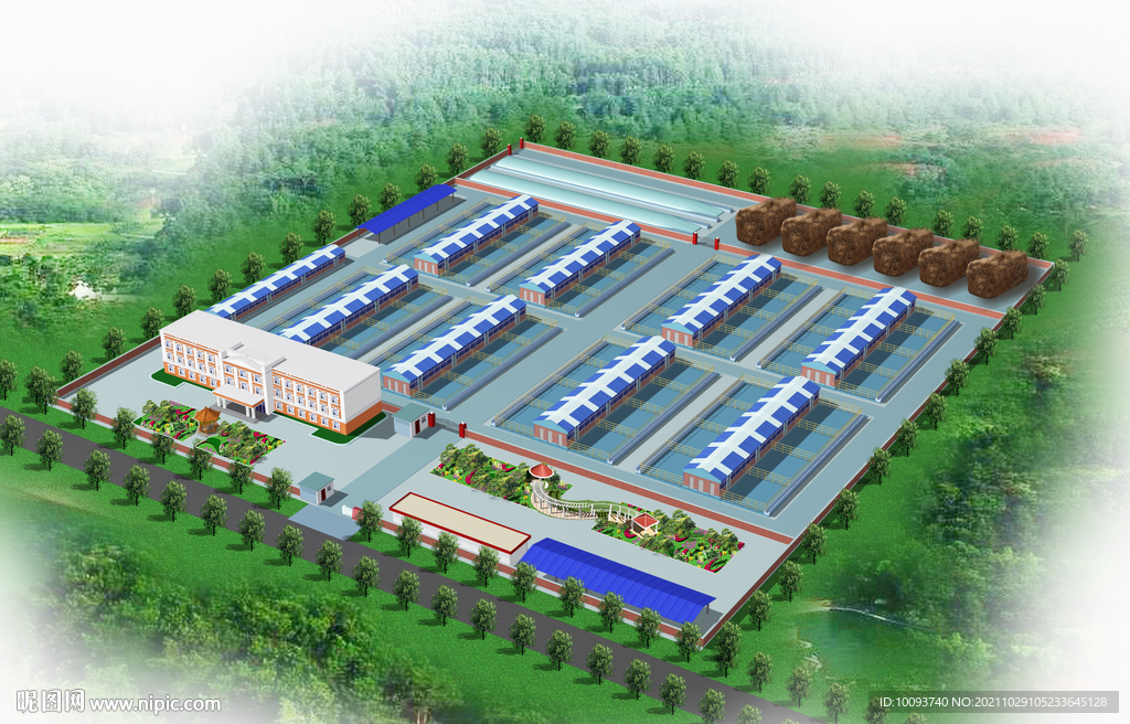 养殖小区效果图