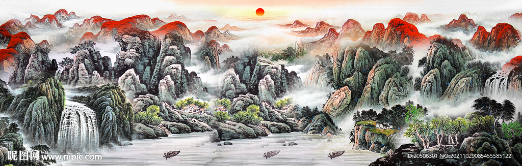 山水画 