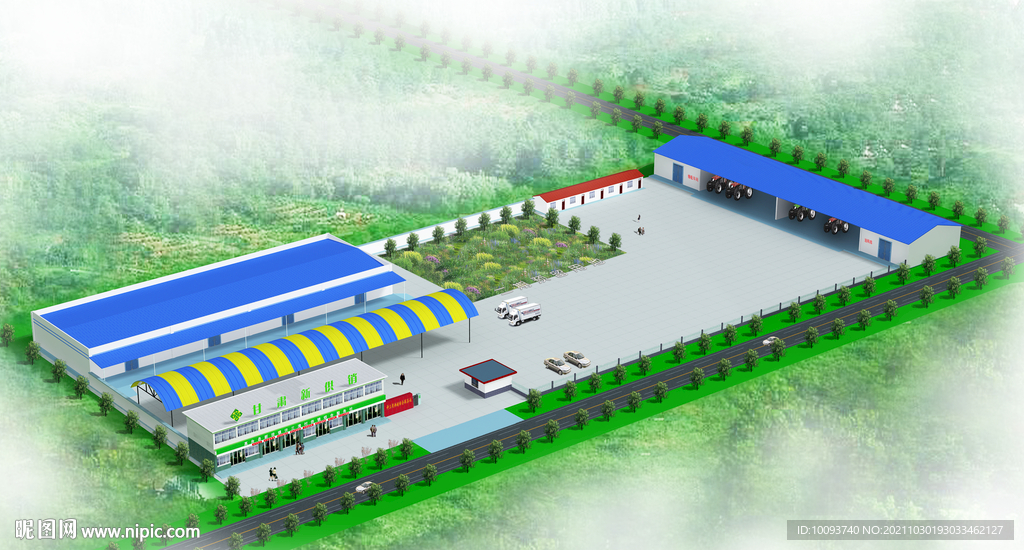 合作社建设规划效果图