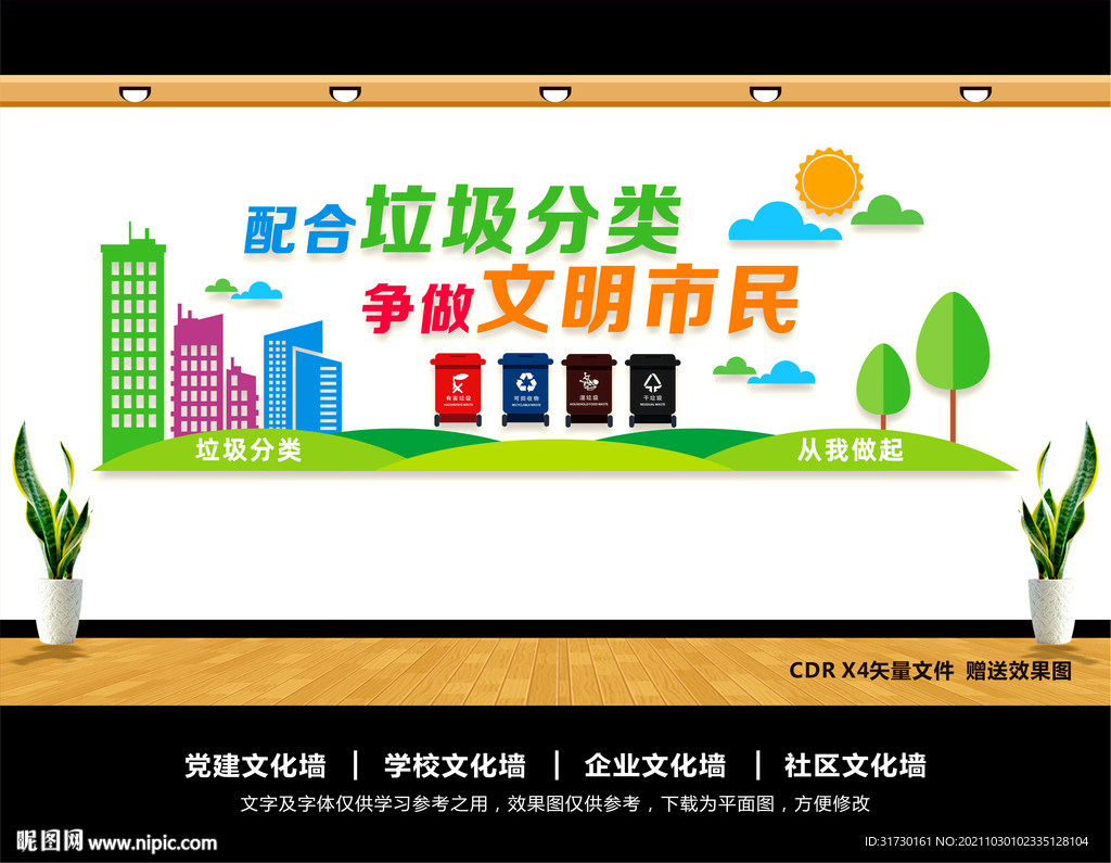 垃圾分类文化墙