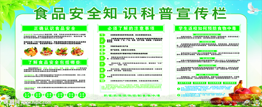 保障食品安全 
