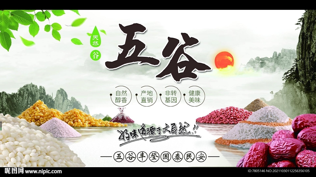 五谷杂粮养生