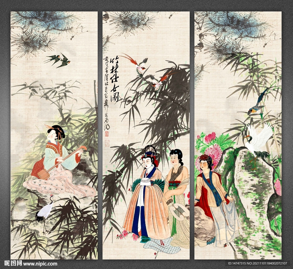 古代仕女图