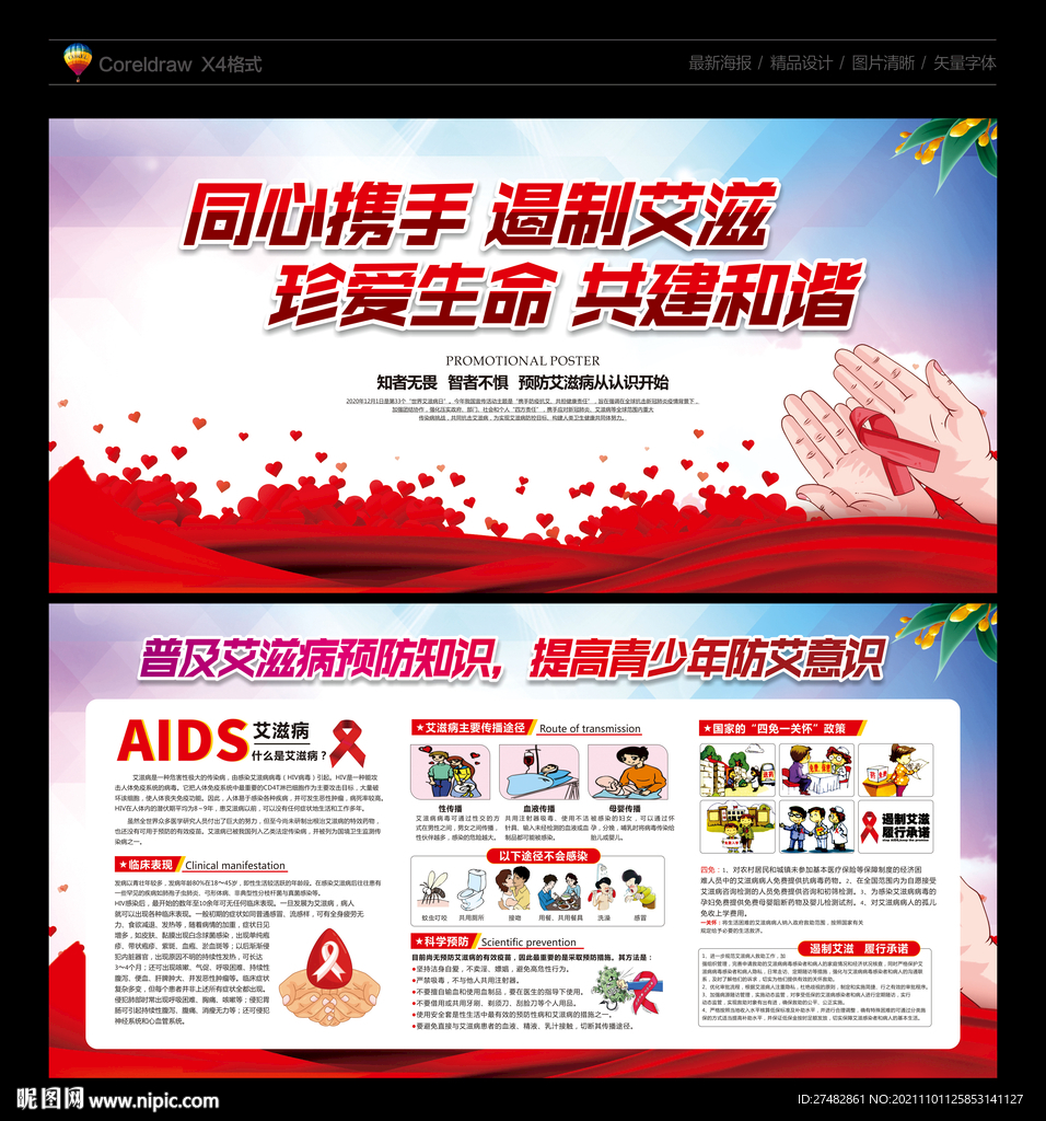 艾滋病宣传栏