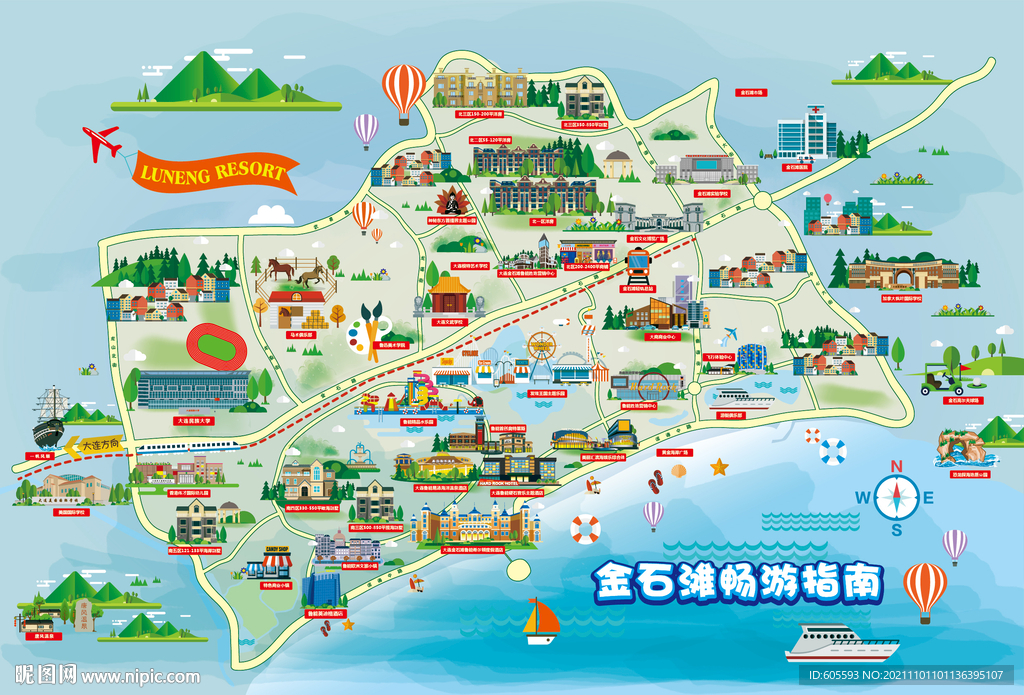 旅游地产旅游导图