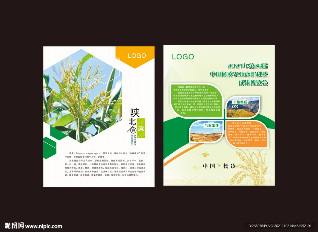 绿色 产品展板