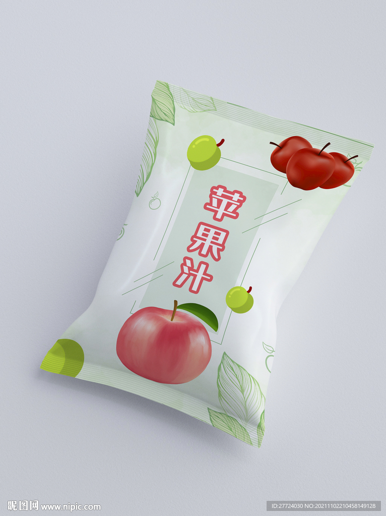 苹果包装 平面图