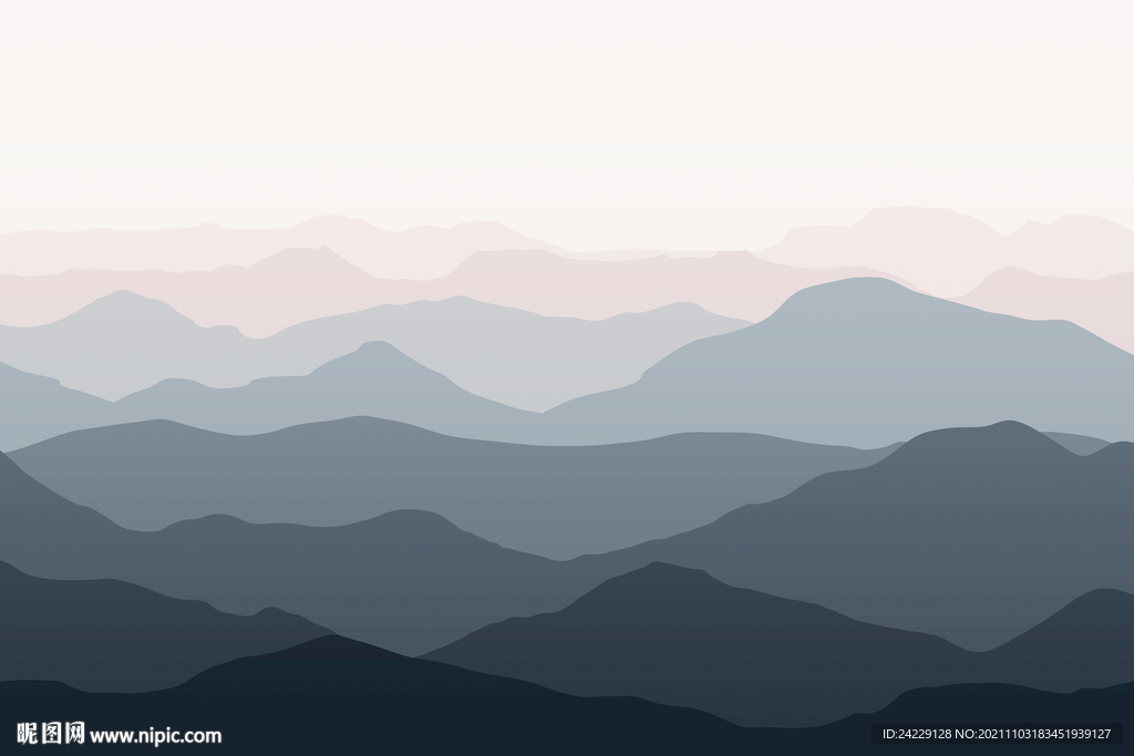 风景插画 
