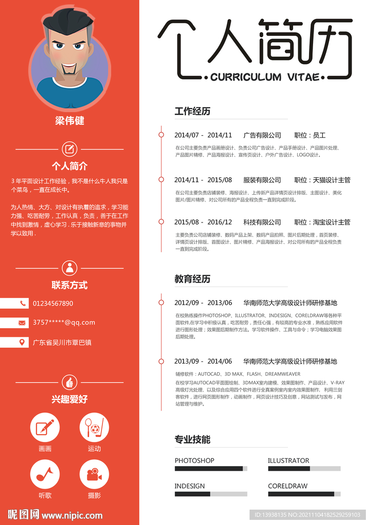  个人简历