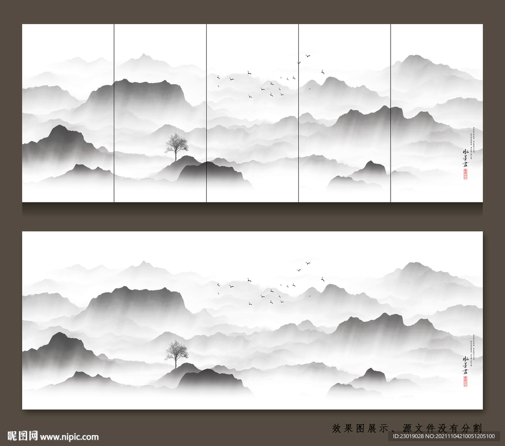 禅意山水画