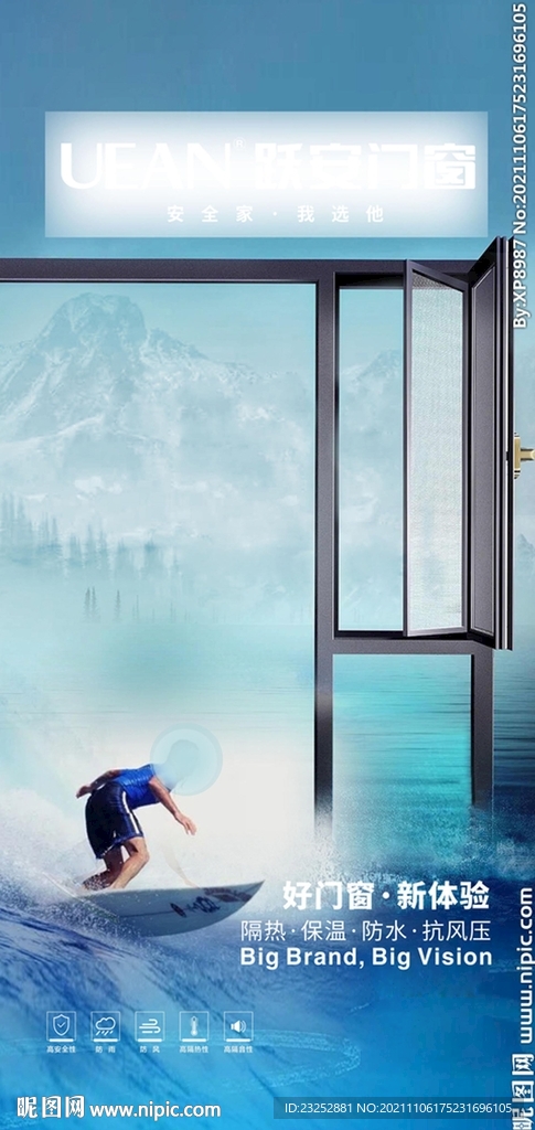 门窗性能海报