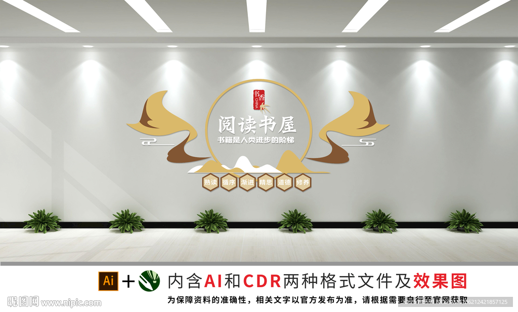 图书馆文化墙