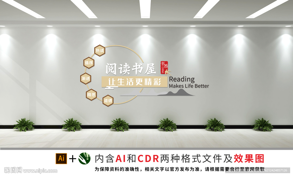 图书馆文化墙