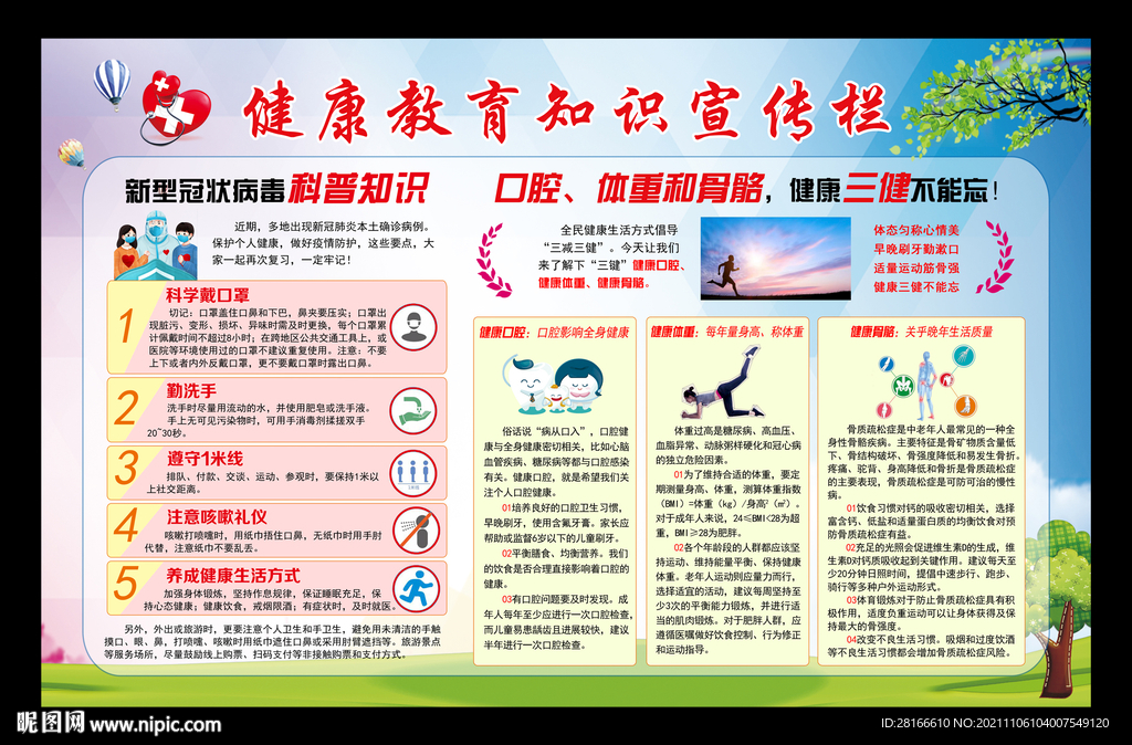健康教育宣传栏