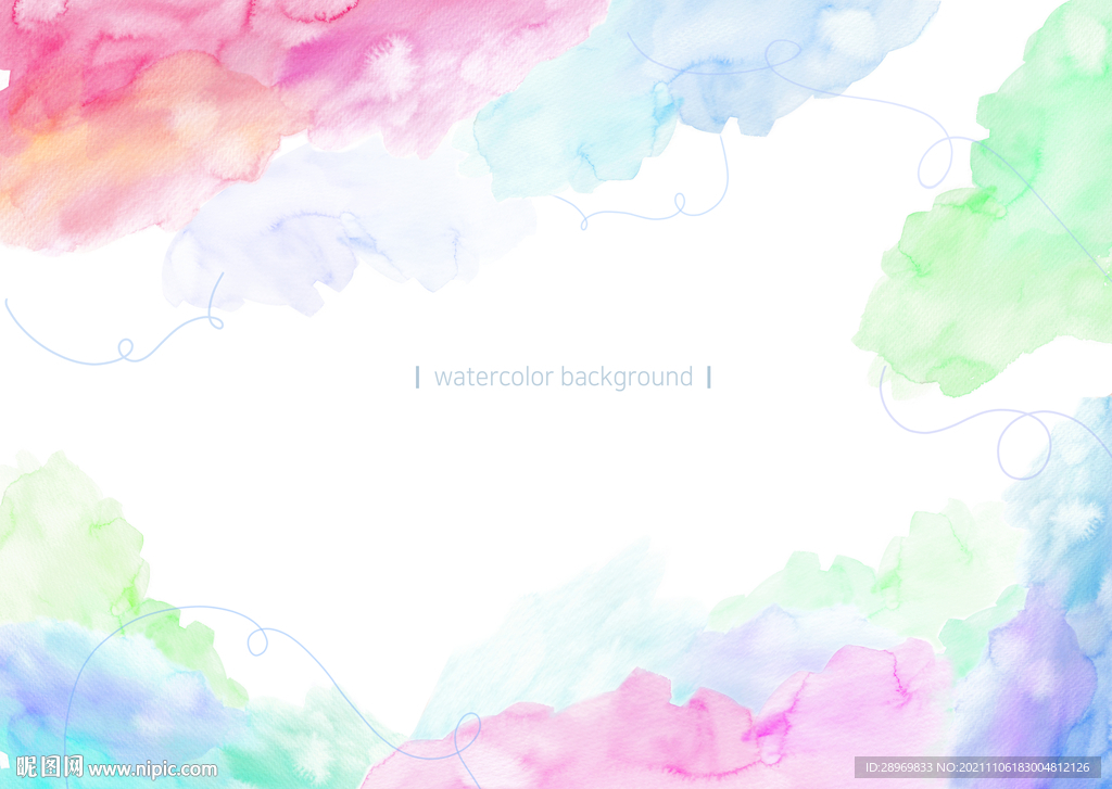 水墨水彩背景图