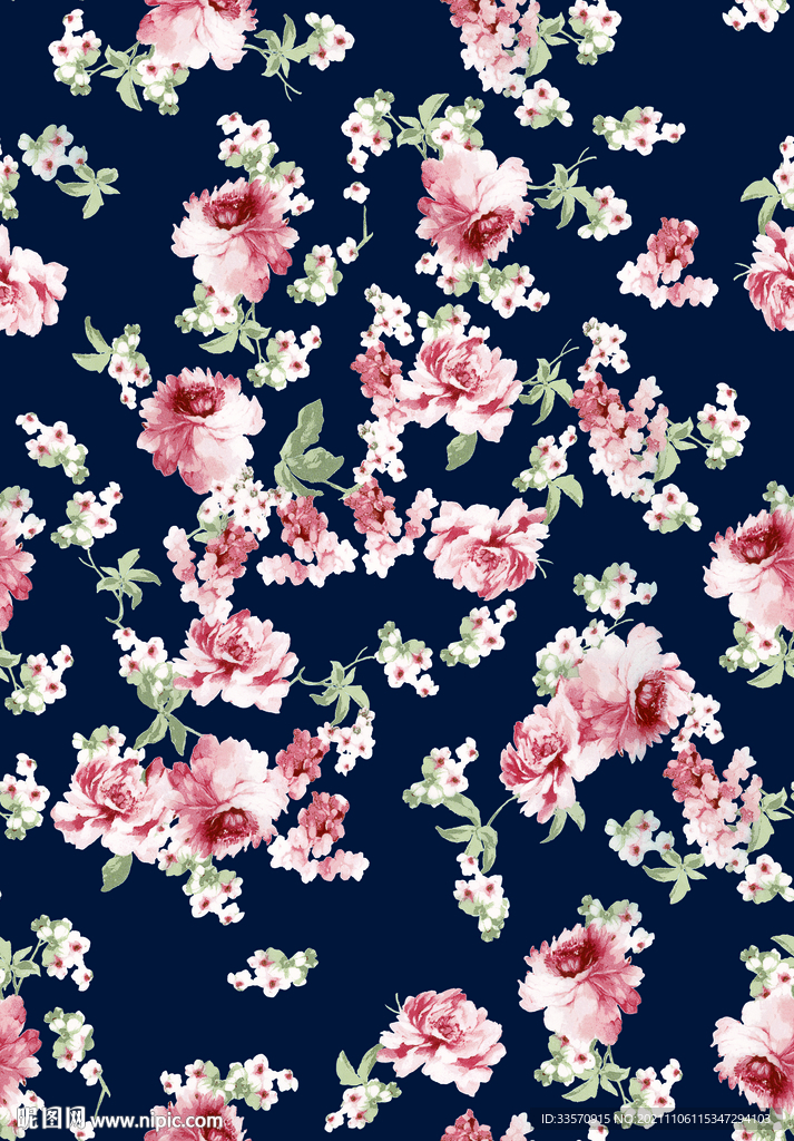 手绘玫瑰花