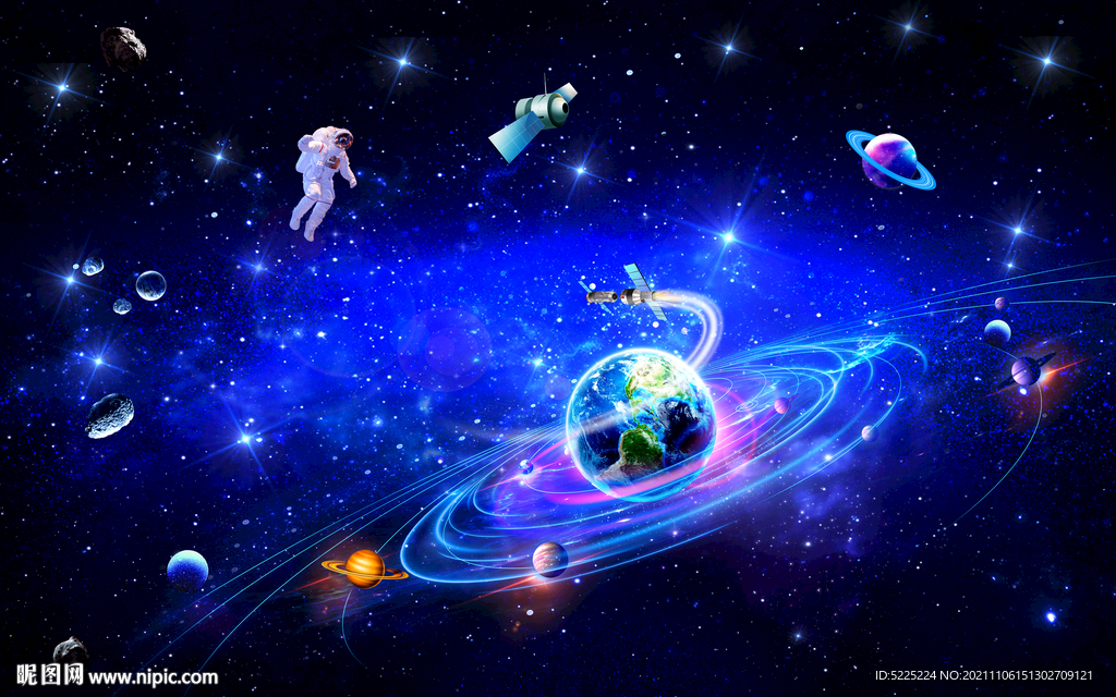 唯美浩瀚宇宙星空吊顶