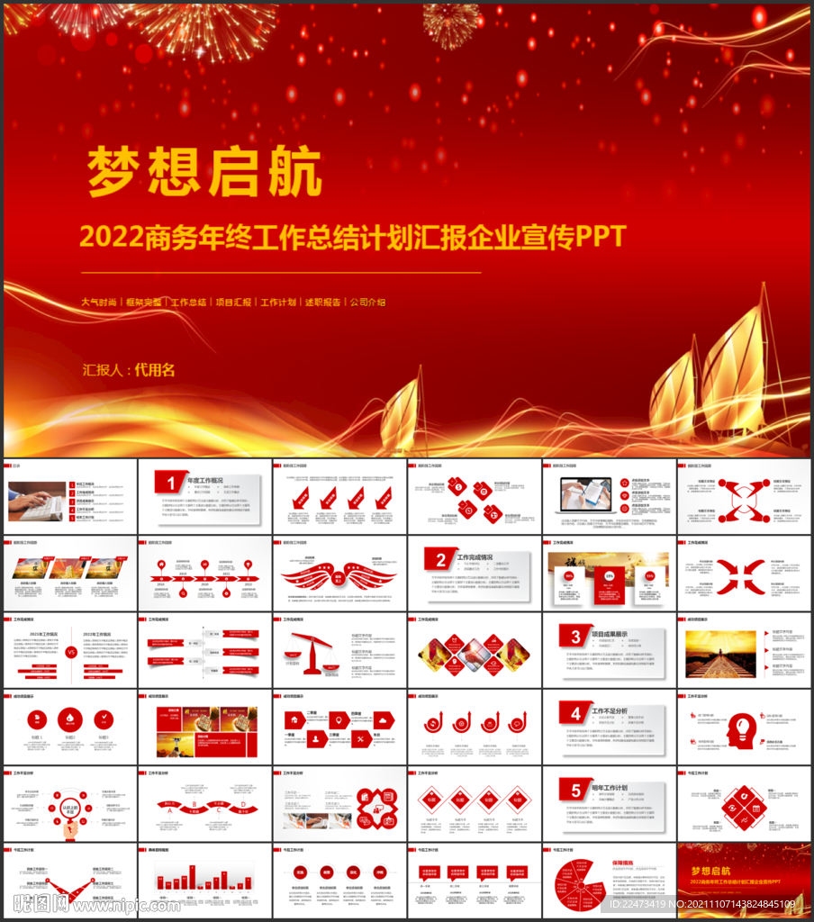 部门工作总结计划PPT