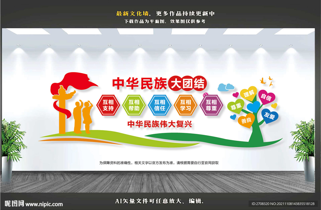 民族团结文化墙