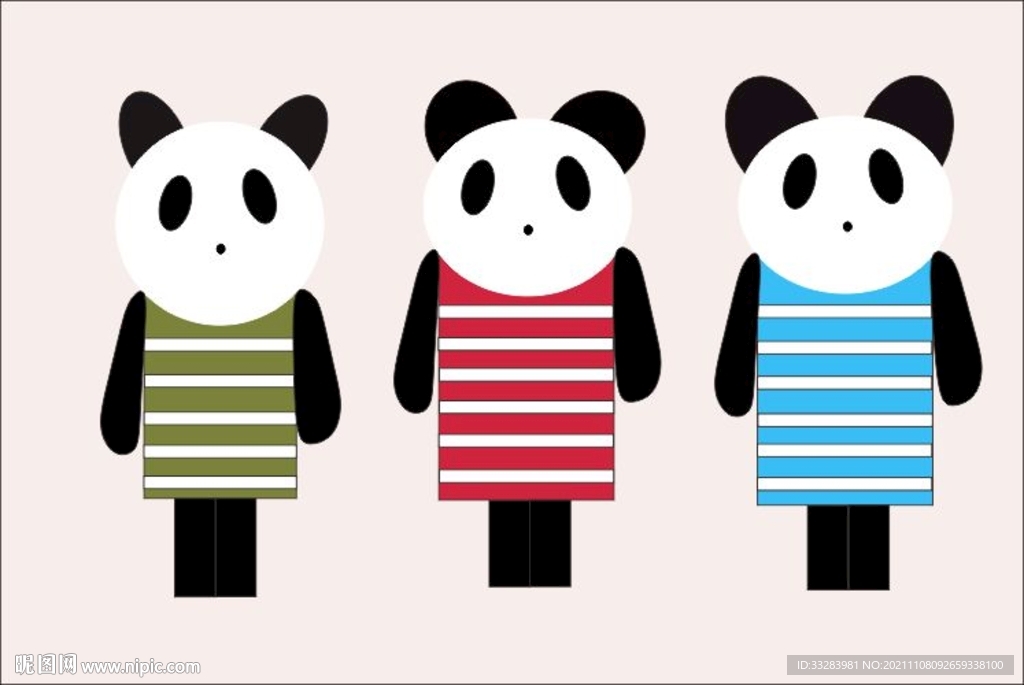 三个熊猫宝宝