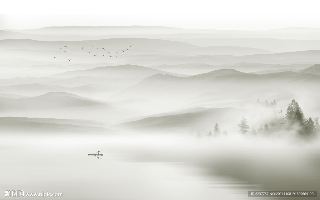 意境山水画