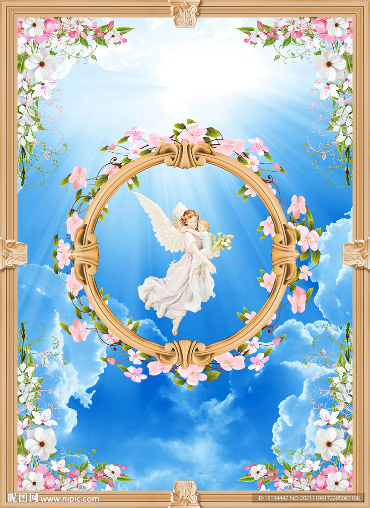 3D天空吊顶