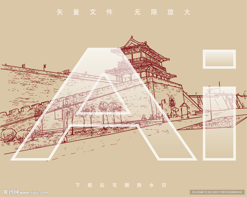 正定南门