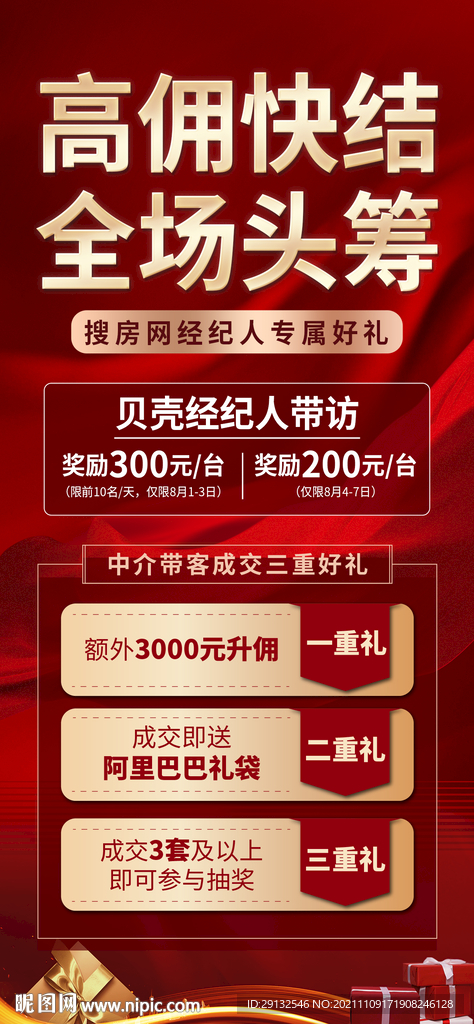 奖励佣金