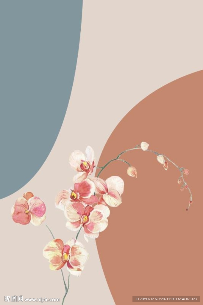 铃兰花卉装饰画