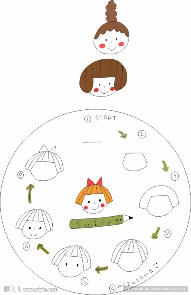 漫画人物家族