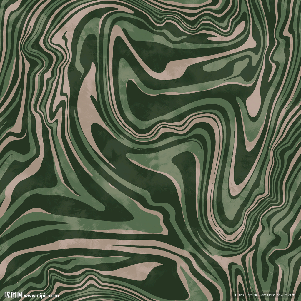 抽象线条纹理扎染印花