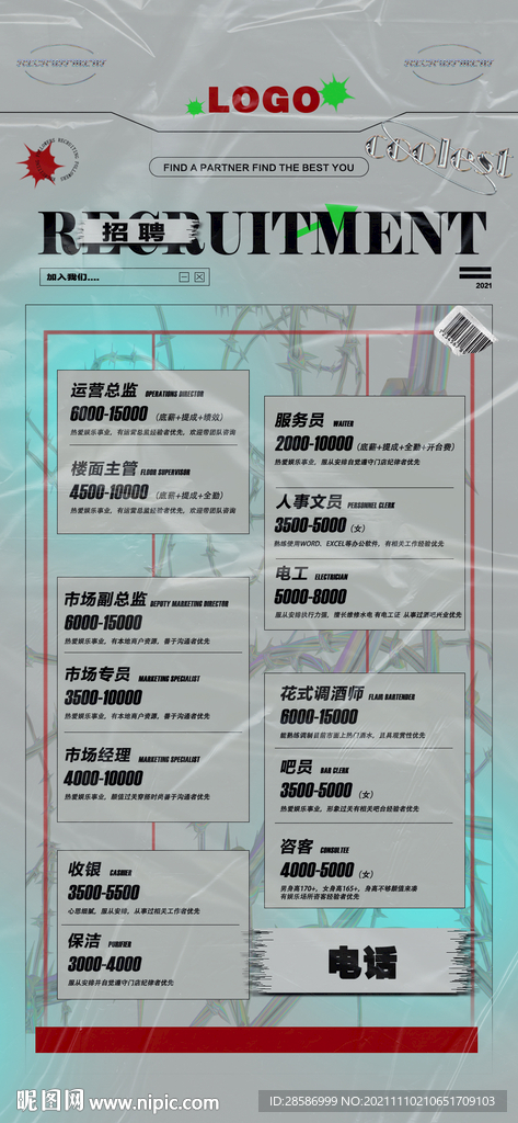 酒吧招聘