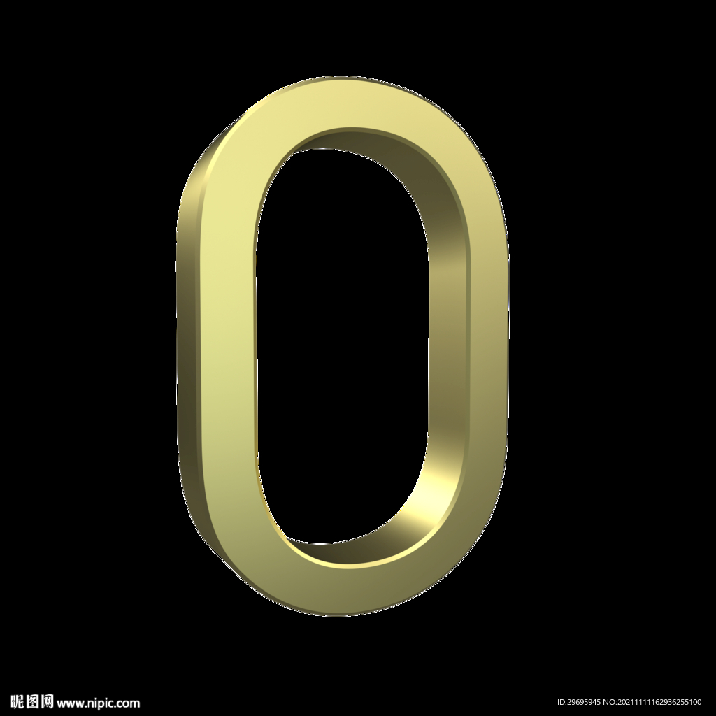 金属数字