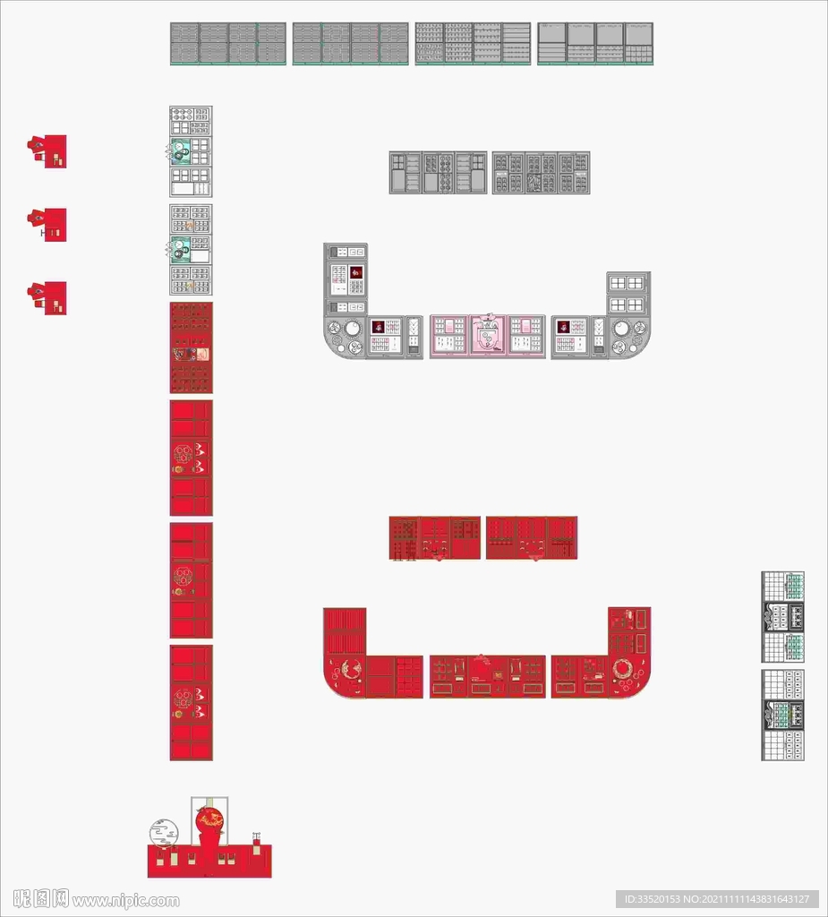 珠宝陈列道具设计图