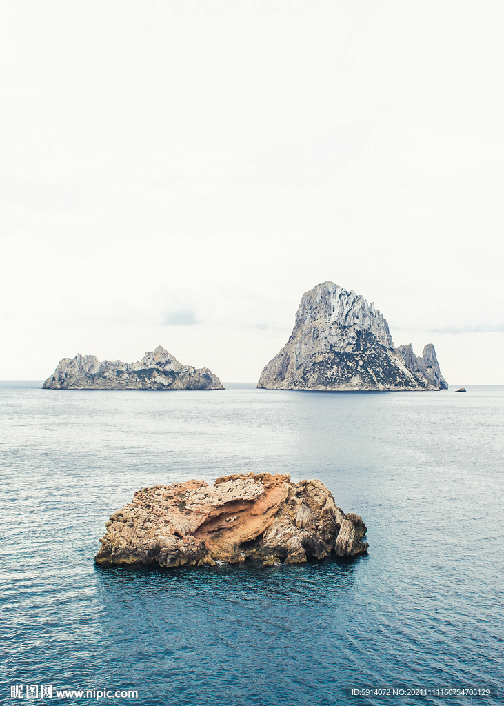 装饰画 抽象画 海岛